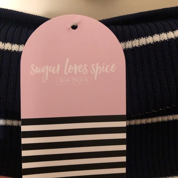 3/$25 🙌🏼 She and Sky Colorblock Off the Shoulder Top S - Picture 6 of 9